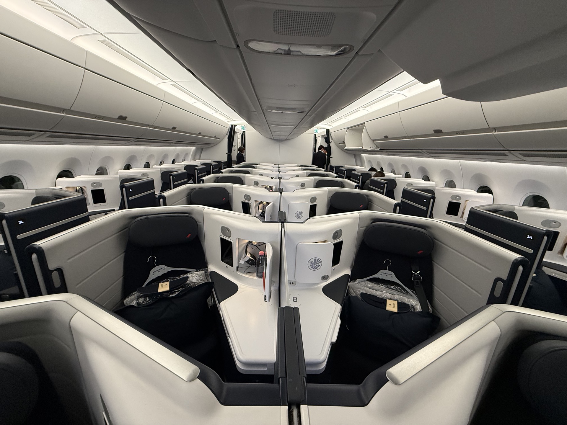 Air France Business Class Review | Airbus A350 from BOS to CDG